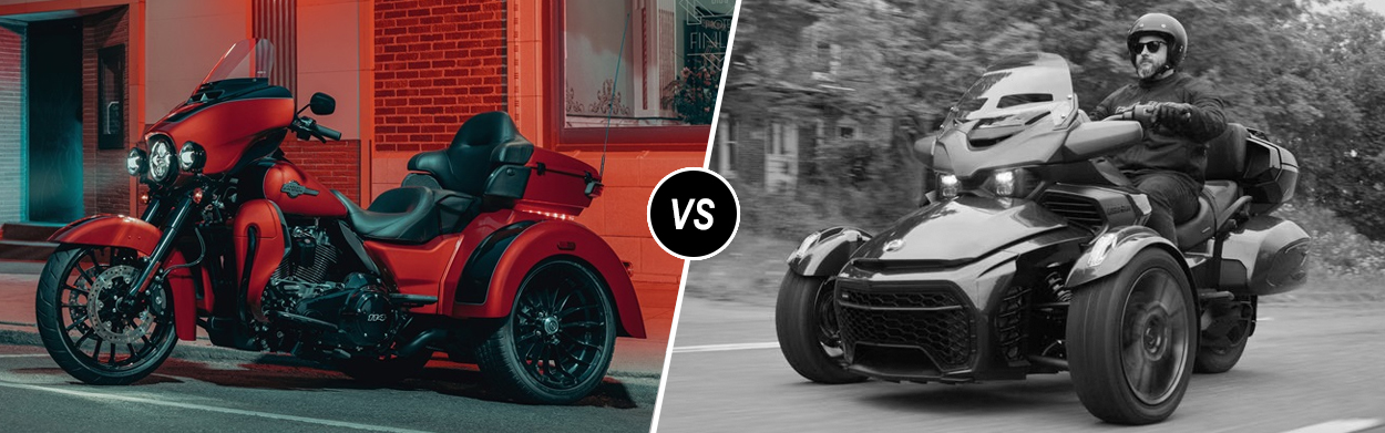 2025 Harley-Davidson® Tri Glide® Ultra vs 2025 Can-Am Spyder RT Limited near Hagerstown, MD